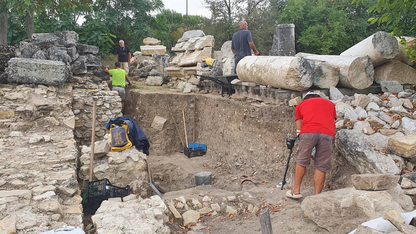 Продължава проучването на форумния комплекс в Никополис ад Иструм 